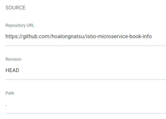 Repository URL and path