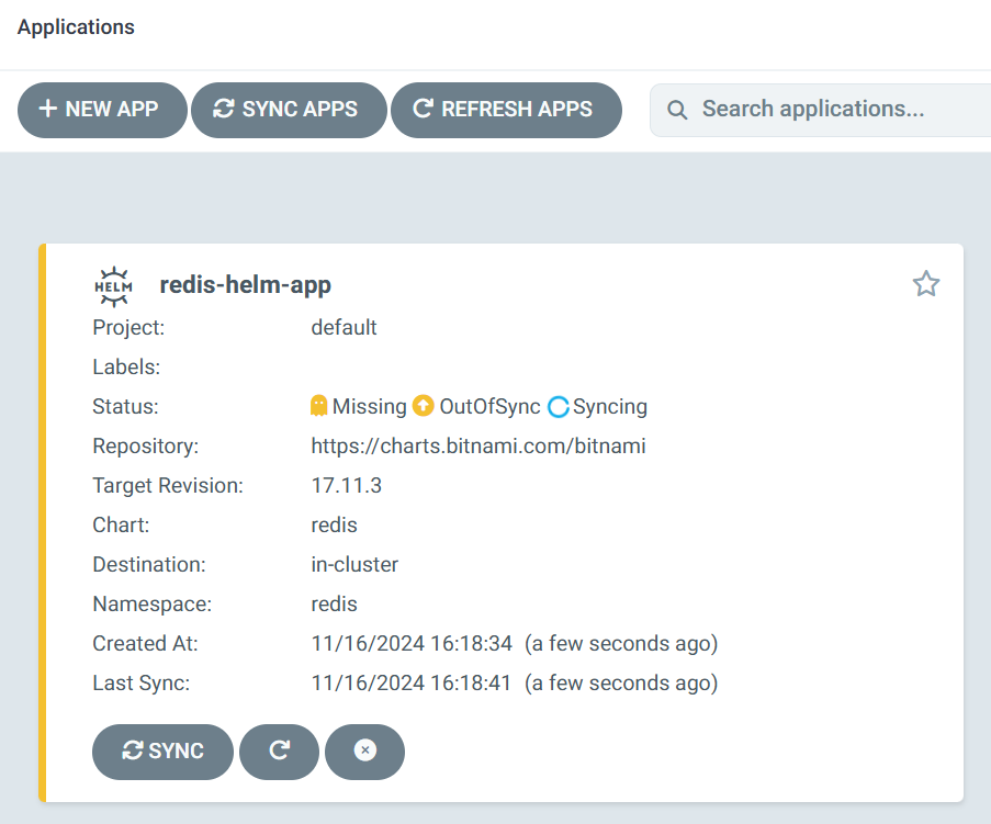 Redis creating