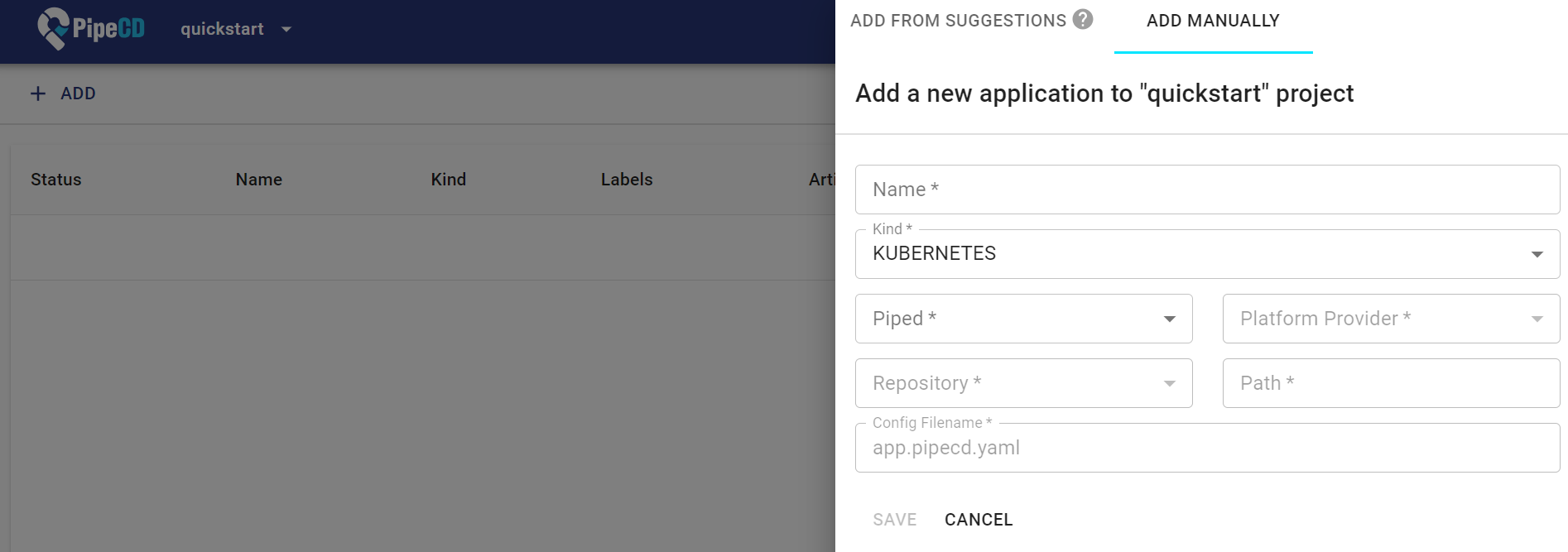 Add application
