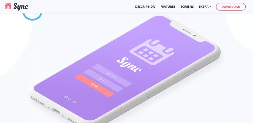 The website rendered