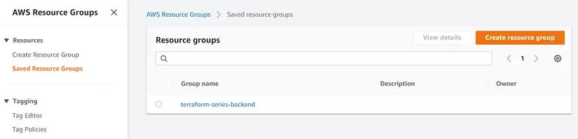 Resources to create the S3 backend