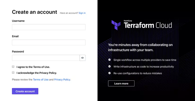 Signup