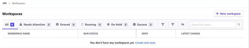 Terraform Cloud after login