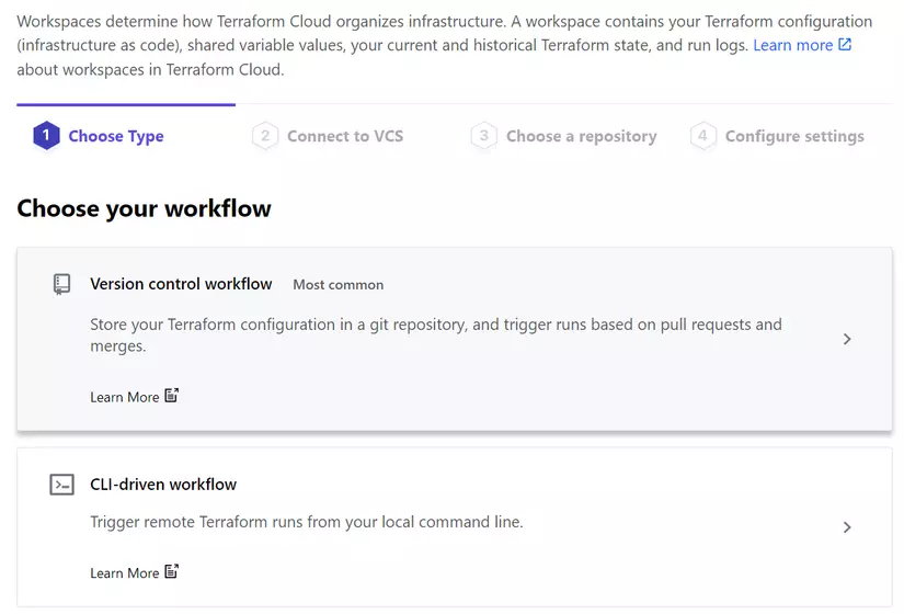 Version control workflow